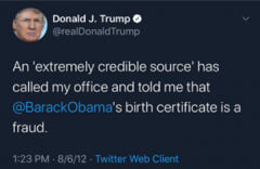 广州商标复审特朗普抨击媒体:所谓“消息人士称”就是编的 网友翻旧账“打