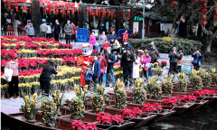 广州商标注册公司广州水上花市开埠了