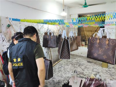 广州公司代办假LV广州制作迪拜售跨国团伙被端