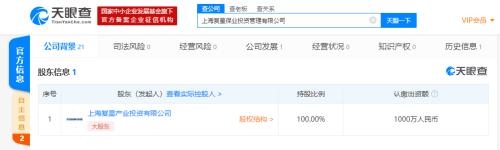 工商变更：复星医药董事长陈启宇卸任上海复星保业投资管理有限公司法定代表人