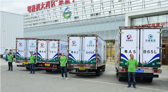 注册广州市公司广州城市冷链配送车辆统一标志标识