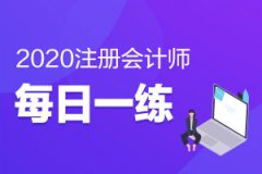 广州工商代理2023年注册会计师考试《审计》每日一练(7
