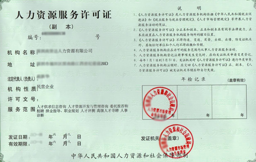 如何办理人力资源服务许可证