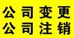 广州公司变更注销服务