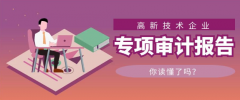 如何看懂高新技术企业认定申请专项审计报告