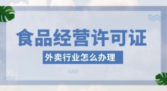 做外卖要办理哪些证照