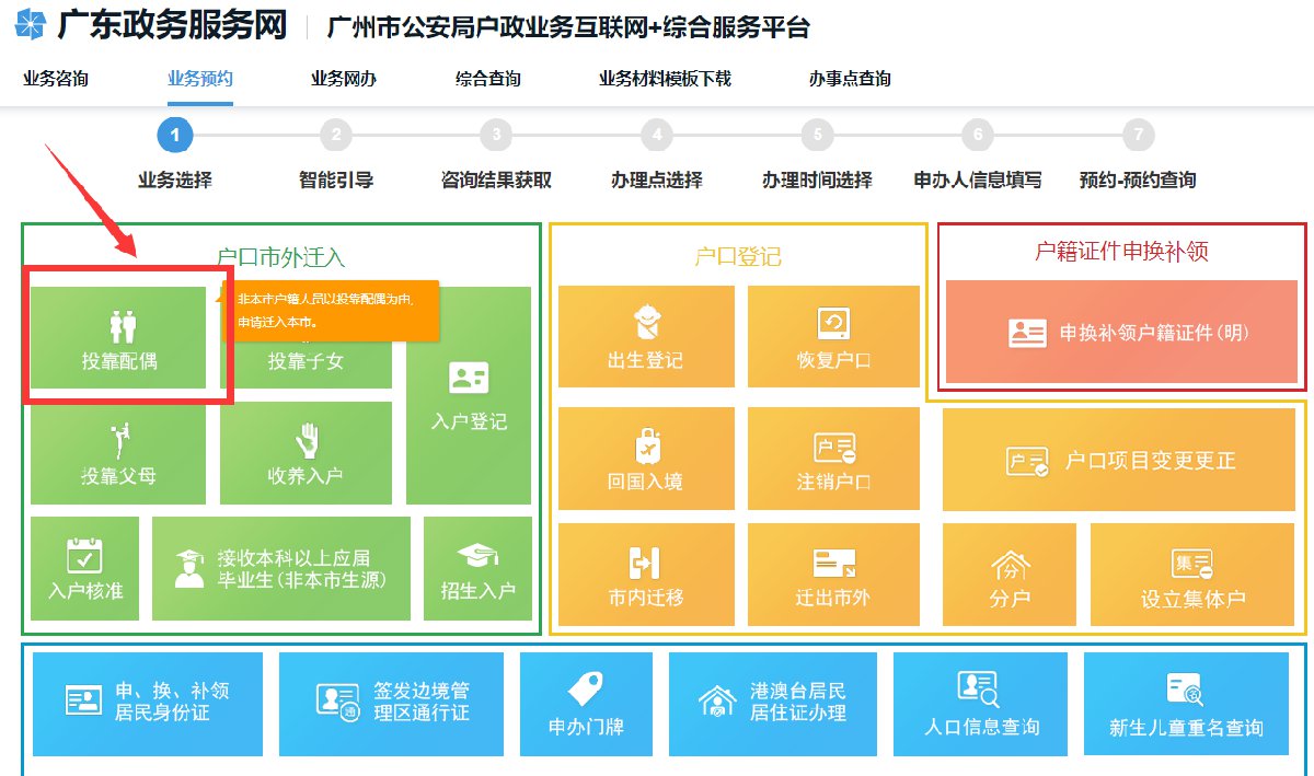 广州夫妻投靠入户申办指南（条件+流程+资料）
